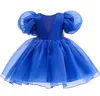 Girl Dresses 2023 For Girls Children's Baby Dress Infant Princess Party Christening 1st Year Birthday