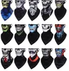 Sommer staubdichte magische Schals, Eisseide, kühlender Totenkopf, Ohrbügelmaske, atmungsaktives Netz, dreieckiger Verband, taktische CS-Gesichtsschutzmasken, langes Halswärmer-Bandana