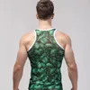 Erkek tank üstleri erkekler seksi örgü fitness vücut geliştirme eşcinsel singlets kas yelek erkek fanila moda marka boyutu s m l