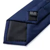 Papillon DiBanGu Top Blu Navy Solido Cravatta Per Gli Uomini di Seta Hanky Gemelli da Uomo Collo Vestito di Affari Festa di Nozze Set MJ-7140