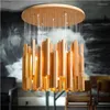 Chandeliers Nordic Style Original Wood Designer Art Chandelier Creative Personality Retro Dining Room Living Decoration Ceiling Lights