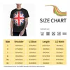 Heren t shirts promo honkbal Verenigd Koninkrijk vlag uk t-shirt klassiek shirt print humor grafisch r333 tops tees European size