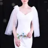 Schals Stil Frauen Abendkleider Tücher Hochzeit Schal Spitze Cape Braut Achselzucken Tops für Party