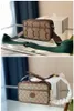 Men Designer الكتف حقيبة Canvans حقيقية الجلود Ophidia Series G طباعة Crossbody Messenger Handbag Phone Phone Card