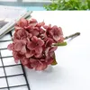 Decorative Flowers European Retro Hydrangea Artificial Branch For Vases Accessories DIY Wedding Home Garden Material Fake Flower