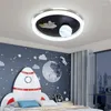 Candeliers lideraram o lustre para o corredor da sala de estar da lâmpada pendurada teto de teto astronauta céu iluminação interna decoração de casa