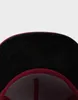 Snapbacks Pangkb العلامة التجارية المتساقطة Cap Red Bordeaux Nip-Hip-Hop Snapback Hat للرجال للنساء الكبار في الهواء الطلق Casual Sun Baseball Cap 0105