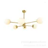 Hanger lampen Noordse LED kristal industriële verlichting kroonluchters plafond deco maison decoratieve items voor thuis