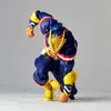 Action Toy Figures Vicootor 19cm Original äkta Kaiyodo My Hero Academia Yagi Toshinori PVC Action Figure Toys Model Doll för födelsedagspresent T230105