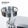 ZONESUN Machine de Remplissage Automatique 3-200mL Bouteille d'Eau Liquide Électrique Huile Essentielle Colle Vernis à Ongles Remplisseur