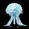 Decorative Flowers Creative Simulation Bride Holding Wedding Bouquets Bubble Of Celebration Supplies