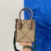 Moda pequeño bolso de hombro totalizadores cuadrados monederos tamaño 19 cm diseñador marca mensajero clásico superior bolso de teléfono móvil billetera para mujeres an265Y