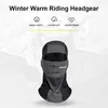 Casques de moto Polaire Visage intégral Cou Écharpe Tête Hiver Chaud Élastique Vélo Vélo Réglable Camping Vélo Couvre-chef Respirant Taille Unique