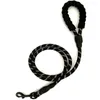 Hundhalsar 2023 1st Pet Leash Medium Liten Large Climbing Rope Nylon Reflective Strap Walking Chest and Back JJ289
