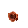 Dekorativa blommor 10st/parti 4cm pe skum silk rose konstgjorda huvuden för bröllop hem dekoration diy scrapbooking krans falsk blomma