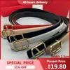 luxury designer bb belt mens belt leather belts for women designers gold retro metal letters buckle standard width 2.3cm size 95-115cm fashion business very good