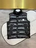 Designer Mens Down Vests Womens stand collar Down Vest winter Jacket Embroidered Chest Badge Warm Outerwear Jackets