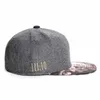 Snapbacks Pangkb Brand Bonez Cap cinza pano de lã Hip Hop Pray For Gods Snapback Hat Homens Mulheres Adultos ao ar livre Casual Sun Baseball Bone 0105