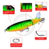 11cm 15g Pencil Fish Hook Hard Baits & Lures 6# Treble Hooks Fishhooks 8 Colors Mixed Propeller Plastic Fishing Gear 8 Pieces Lo249T