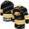 College Basketball Wears Thr Custom Iowa Hawkeyes Colosseum Athletic Machine Hockey Sweater Jerseys Stitched Any Name A