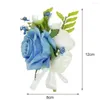 Decorative Flowers Corsage Brooch Realistic Simulated Festive Wear Decoration Celebration Wearing Artificial For Wedding