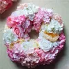 Dekorativa blommor Spr 8st/Lot Pink Wedding Table Centerpiece Wreath Candelstick Garland Blommabollar Dekoration