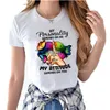 Camicia da donna Love Graphic Stampata Moda Casual Carino anni '90 Tees Lady Tops Abbigliamento Manica corta Donna T-shirt T-shirt da donna