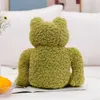 Plush -poppen schattig Musle Frog Toy Soft Stuls Pillow Magic Bodybuilding Animal Doll Birthday Gifts For Kids 230105