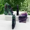 Arcobaleno Fluorite Farfalla Fata Cristallo Di Quarzo Regalo Chakra Reiki Healing Faeries Giardino Ornamento Colorato Pietra Naturale Intagliato Angelo Faery Dea Statua Decor