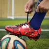 Dress Shoes Children's Adult Long Nail Soccer Students' Outdoor Comprehensive Training Sports Men's Lawn Football 3143 230105