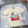 Verão Crianças Designer Camisetas Crianças Moda Roupas de Manga Curta Mens Crewneck Camiseta Solta Carta Impressão Meninas Tops Hip H5102968