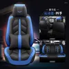 Fundas de asiento de coche Funda de cuero PU de alta calidad para Captur Kaptur QM3 Duster (delantero trasero) cojín de 5 asientos