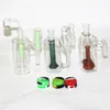 Capteurs de cendres en verre de 14 mm 18 mm avec bols en verre 45 à 90 degrés Ashcatcher Bubbler Récupérer les percolateurs pour les plates-formes de Dab d'huile de Bongs d'eau