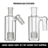 8 styles bong ash catcher hookah wholesale 14mm 18mm 45/90 degree joint unique glass smoking accessories