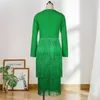 Plus Size Dresses Women Party Club Tassels Fringe V Neck Lady Fashion Elegant BodyCon Gowns 2023 Autumn Casual Outfits