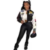 Varsity Baseball Letterman Jacket Winter Clothes Women 2023 Cyped Cyber ​​Y2K Streetwear Racing Bomber Jackets Autumn Coat 2302061