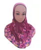 Ethnic Clothing Amira Muslim Kids Girls Hijab Scarf Islamic Arab Head Full Cover Headscarf Shawls Headwrap Caps Headwear Children