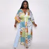 Plus Size Dresses Women Dress Summer Elegant Clothing 2023 Luxury Party Evening Maxi Gown Casual Lady Bodycon Print Fashion Beach Outfit