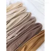 Foulards Solide Coton Jersey Hijabs Pour Femme Plaine Long Châle Musulman Femmes Hijab Turban Islamique Foulard 180 75 cm