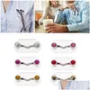 Pins Brooches Magnetic Eyeglass Holder Stainless Steel Eyewear Safety Brooch Reader Fashion Drop Delivery Jewelry Dhwxo