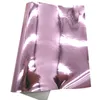 Craft Tools Pink Chunky Glitter Leather Leopard Velvet Fabric Mirror Patent Synthetic Vinyl för Bows DIY 21x29cm Q737 230105