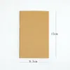 5Pcs Simplicity Kraft Paper Cover Diary Traveler Notebook Filler 15x9cm Pokcet Size TN Journal Refill