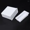 Dinnerware Sets 6X 2 In 1 White 24 Pieces Microscope Slides Staining Rack Dish Set