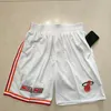 Mens Throwback Shorts Pocket Basketball Jerseys Jimmy 22 Butler 13 Bam Ado Dwyane 3 Wade