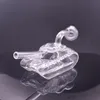 La cachimba de cristal más nueva de la forma del tanque bong el aparejo del lenguado del quemador de aceite del burbujeador del agua que fuma bongs el tubo