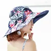 Wide Brim Hats Reversible Summer Hat For Women Super Large Beach Cap Sun Female England Style Girls Bow Fedora D88