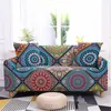 Chair Covers Mandala Elastic Sofa Cover For Living Room Stretch Bohemian Chaise Lounge Sectional Couch Corner Slipcover