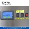 ZONESUN Máquina de enchimento de cera Bomba de engrenagem Chá Light Pasta de parafina quente Vela Fabricação de modelos poloneses Equipamento ZS-GTCD2A