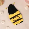 Dog Apparel Pet Product Clothing With Cute Little Bee Clothes For Cotton Puppy Sports Style Winter Fall