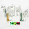 Glazen asvanger 14 mm 18 mm 5,5 inch Mini Hookah Glass Bong Water Catchers Dikke Pyrex Bubbler Ashcatcher 45 90 graden met 4 mm kwarts knallers